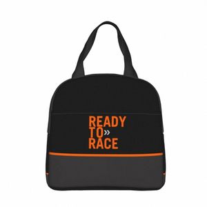 motor Ready To Race Enduro Cross Insulated Lunch Bag Thermal Bag Lunch Ctainer High Capacity Tote Lunch Box Men Work Travel I2xv#