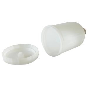 125/250/600ml Plastic Spray Paint Cup Spray Paint Pot Sprayer Cup Air Gravity Feed Fastmover Thread Connector For Spray Gun Tool