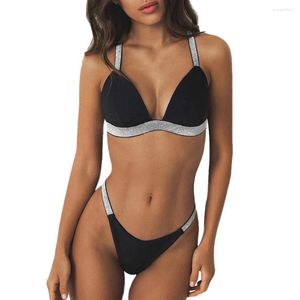 Costumi da bagno da donna Bikini Reggiseno push-up imbottito Fasciatura Costume da bagno Costumi da bagno Costumi da bagno Tankini Donna 2024 Abiti