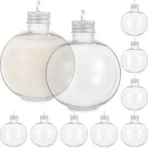 Vases 10 Pcs Gadgets Christmas Spherical Bottle Travel Waterbottles Tree Ball Ornaments The Pet Plastic Caps