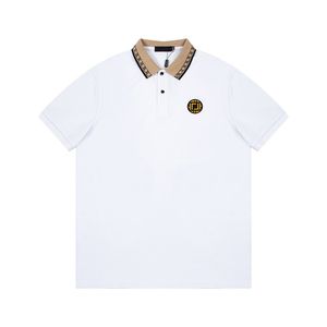 Мужская рубашка-поло Дизайнерская мужская модная футболка с лошадьми Повседневная мужская рубашка-поло для гольфа Летняя рубашка с вышивкой High Street Trend Верхняя футболка Азиатский размер M-XXXL # 205