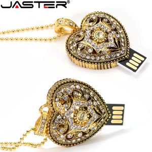 JASTER Crystal Devil Style Usb 2.0 16GB 32GB USB Flash Drive Creative Gift Pendrive Waterproof Creative gift External storage