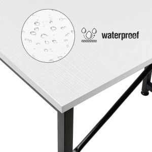 Small Computer Desk White Writing Table for Home Office Small Spaces 31 Inch Modern Student Study Laptop PC Writing Desks