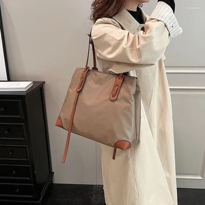 Borse a tracolla Borsa tote sandwich in nylon di grande capacità dal design di nicchia in stile retrò