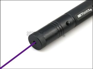 PS3A Justerbar fokus 405nm Purple Laser Pointer Pen Synlig stråle LAZER5655543