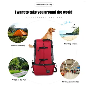 犬のキャリアペット旅行バックパック屋外換気通気性洗えるキャンプバッグショッピング大容量