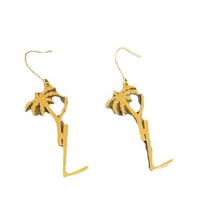 Kvinnors studörhängen designer smycken palmträd dingle hänge sier örhänge y party studs guld hoops engagemang för gåva
