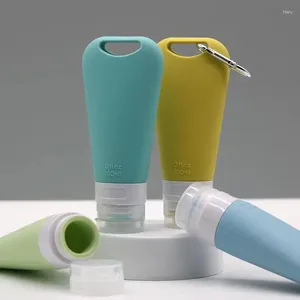 Liquid Soap Dispenser Travel Portable Silicone Set-Bottling Makeup Dispensing Storage Container Lotion Toner Shampoo Cosmetic Bottle 90 ml