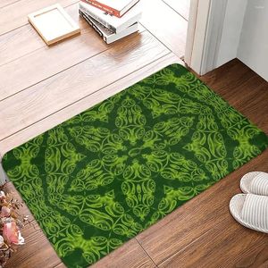 Carpets Mandala Evil Eye Bathroom Mat All Seeing Eyes Jungle Green Rug Home Doormat Kitchen Carpet Balcony