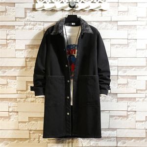 Men's Trench Coats Mens Coat Windproof Thermal Long Jackets Winter Autumn Loose Casual Overcoats Warm Clothes For Man Sale Ropa Hombre