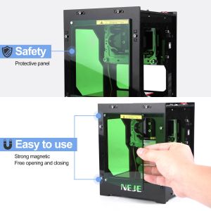 Neje Laser Engraver CNC DIY DK-8-KZ 1500MW/2000MW高速ミニロゴマークプリンターカッターウッドワーキングウッドプラスチック