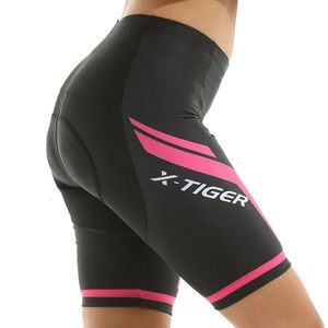 X-Tiger Pantaloncini da ciclismo imbottiti in gel 3D da donna Pantaloncini da bicicletta antiurto Mountian Pantaloncini da bici da corsa su strada 240320