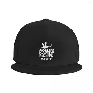 Ball Caps World's Okayest Dungeon Master Hip Hop Hat Winter Items Men Women's