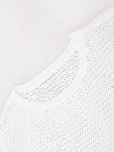 Fitshinling Boho Knit Summerklänningar Transparenta Sexiga strandkläder för kvinnor franse Holiday Pareo utflykter Badkläder 2023