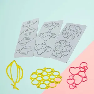 ベーキング型バブルレースマットチューリップチョコレートフォンダンシリコンカビdiyラブデザート装飾パッド分子料理ケーキデコレーションツール