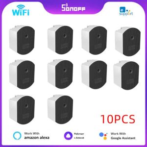 Controle sonoff d1 interruptor dimmer inteligente módulo de interruptor wi-fi 433mhz rf remoto controle de voz luz ajustar via ewelink app alexa google home