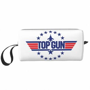 Travel Tom Cruise Maverick Film Top Gun Toalettety Bag Fi Makeup Cosmetic Organizer Women Beauty Storage Dopp Kit Box V9RG#