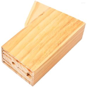 Suporte doméstico para armazenamento de cozinha Base de rack de tesoura em bloco de madeira