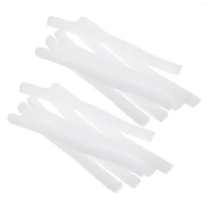 Capas de cadeira 20 pcs cadeiras reclináveis ​​espuma antiderrapante tira slipcover apertos móveis tuck pasta plástico sofá protetor branco modular