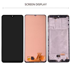Super AMOLED para Samsung Galaxy A31 A315 LCD Display Touch Screen Digiziter Conjunto com quadro A315F A315G A315N Peças de tela