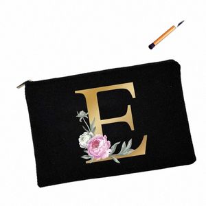 letter Fr Print Women Cosmetic Bags Bridesmaid of Hor Wedding Clutch Fi Cosmetic Organizer Pouch Ladies Makeup Bag U5At#
