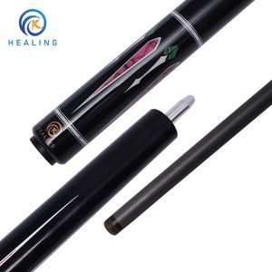 OKHEALING Pool Cue Punch Cue Sticks Full Carbon Shaft 12.9mm Tip Uni-loc Break Cue Stick Billiards Kit Black Technology Cue 240327