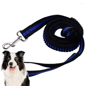 Dog Collars Leash Heavy Duty Durable Nylon Rope Comfortable Padded Handle High-elastic Safety Belt For Car