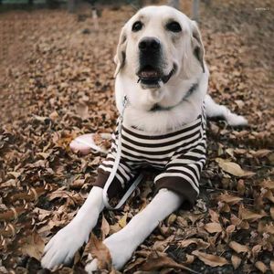 Dog Apparel Big Clothes Autumn Winter Velvet Costume For Sweatshirt Labrador Golden Retriever Samoyed Large Clothing