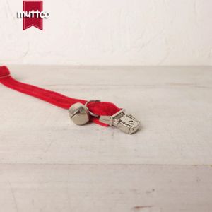 Muttco Retailing Inciso Auto-Design Personalized Cat Collars Il colletto fatto a mano rosso 2 dimensioni UCC107