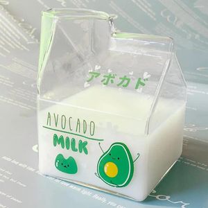 Vingglasögon Multifunktionellt utsökt fyrkantig mjölkkartongvattenflaska för hemmet