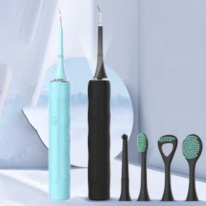 Heads 5in1 Electric Toothbrush Dental Calculus Remover Dental Scaler Calculus Tartar Remover Face Brush Oral Teeth Clean Water Flosse