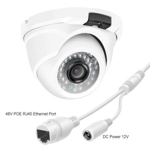 ASECAM 4K 8MP IP -kamera utomhus Poe H.265 Onvif Metal Dome inomhus CCTV vidvinkel 2,8 mm 4MP Säkerhetskamera