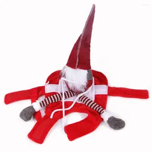 Vestuário para cães Pet Natal Papai Noel Terno Traje Role Play Outfits Fantasia Cosplay para Festa