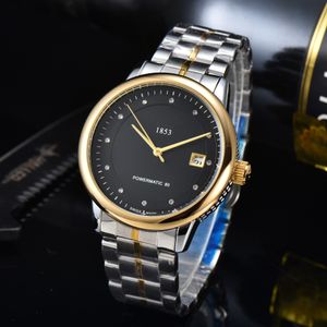 Męskie Women Tissotitys 1853 Watch Designer Automatyczny ruch maszyny zegarki Watche Divery Size 42 mm Pasp ze stali nierdzewnej Sapphire Orologio PRX Wristwatches #03