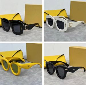 2024 패션 안경 타원형 프레임 디자이너 선글라스 여성 반 방사선 UV400 편광 렌즈 남성 레트로 안경이있는 원래 상자