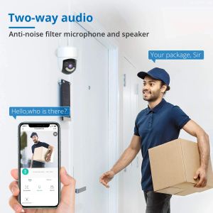 Tuya Mini Camera 2K 5G Wi -Fi Survalance IP CAM CAM Indoor Outdoor Auto Tracking 4MP Security CCTV Smart Home IP66 защита от безопасности