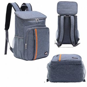 20l Insulated Portable Thermal Lunch Bag Food Box Durable Waterproof Cooler Ice Case Cam Oxford Dinner Backpacks Icebox 324F#