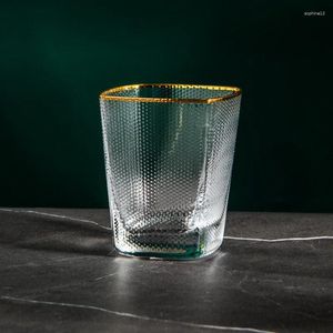 Vinglas i 200 ml Juice Cup Creative Glass Home Personligt fyrkantigt vatten Hög Borosilikat vardagsrum Drickflaska