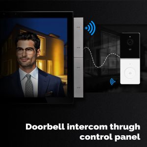 Moes Tuya Smart Home Control Painel Max 10.1inch Tela de toque com Bluetooth ZigBee Gateway Building Intercom Compatible