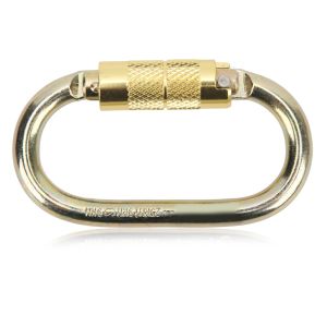 Accessories Carabiner Clip Twist Type Lock Door 40Cr Alloy Steel O Shaped Multifunctional High Strength Heavy Duty Carabiner for Climbing