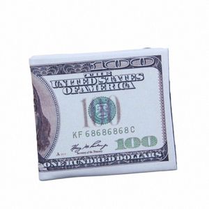 Śliczny portfel dolara amerykańskiego dla chłopców dla dzieci mężczyźni pu skórzana worka nowość dar nastolatki