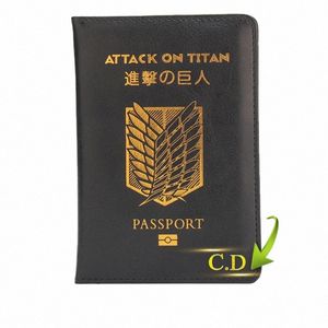 customied Anime Passport Cover Holder Women Wallet Men Bank Card Holder Case Credit Travel Case For Passports Wings Of Freedom K7yg#