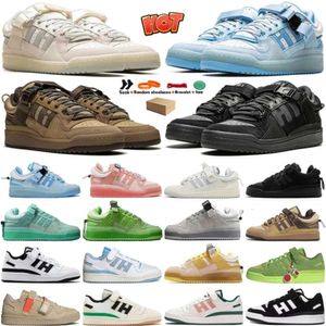 Bad Bunny Buty do biegania ostatnie forum Forum klamry but 84 mężczyzn niebieski odcień niski krem ​​Easter Egg Back Back School Benito Męskie damskie tainers Sneakers Runners