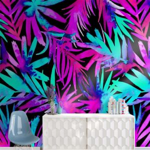 custom Colored tropical plants Photo Wallpaper for Wall Mural Living Room Bedroom Home Decor art Wall Papers Papel De Parede 3D