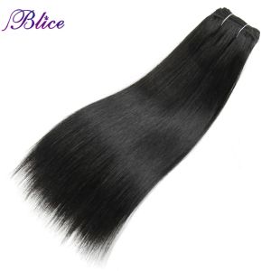 Weave Weave Blice Synthetic Yaki Straight Weaving 100% Kanekalon Futura fiber 826 Inch Hair Pure Color One piece Hair Bundles