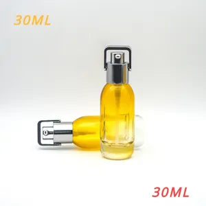 Lagringsflaskor 30 ml högkvalitativ parfymsprayflaska tom glas parfum atomizer rese kosmetisk flaskprov injektionsflaskor återfyllbar 10 till salu