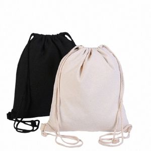 Saco de lona Ombros Drawstring Bundle Bolsos Personalizado Criativo Loja Estudante Mochila Bag Cott Bolsa 34 * 43cm w5gv #