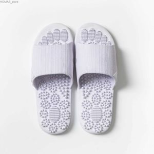 home shoes Unisex Women Mens Comfort Massage Slippers House Daily Foot Care Service Slides Shoes Easy Home Acupressure Massage Slippers Y240401