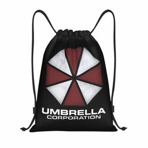 vintage Umbrellas Corporatis Corp Drawstring Backpack Women Men Sport Gym Sackpack Foldable Video Game Training Bag Sack 55xr#