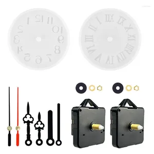 Relógios de parede Silent Clock Movement Long Shaft DIY Repair Parts Kit de substituição